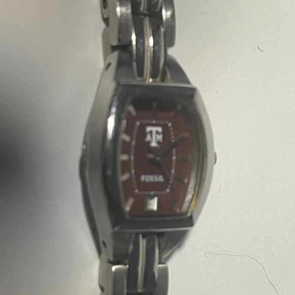 Texas A&M Aggies NCAA Stainless-Steel Bracelet Watch by Fossil - Picture 3 of 6